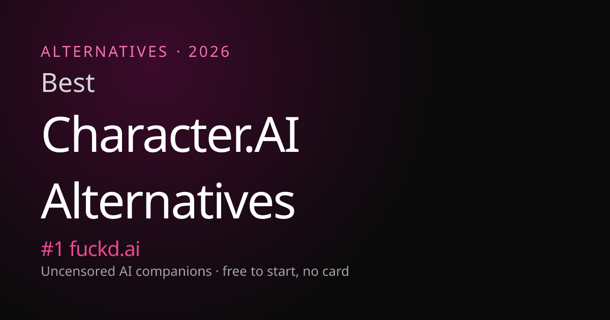 Best Character.AI alternatives