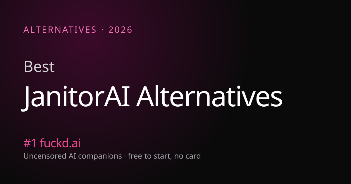 Best JanitorAI alternatives