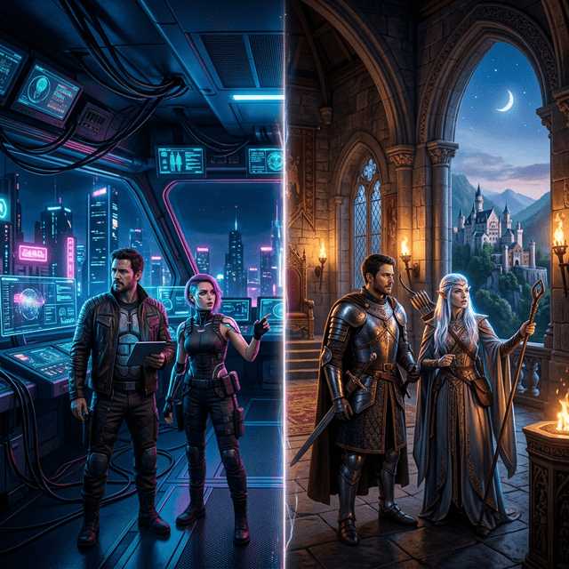 Exploring Niche Fantasies: Sci-Fi, Fantasy, and Beyond in AI Roleplay