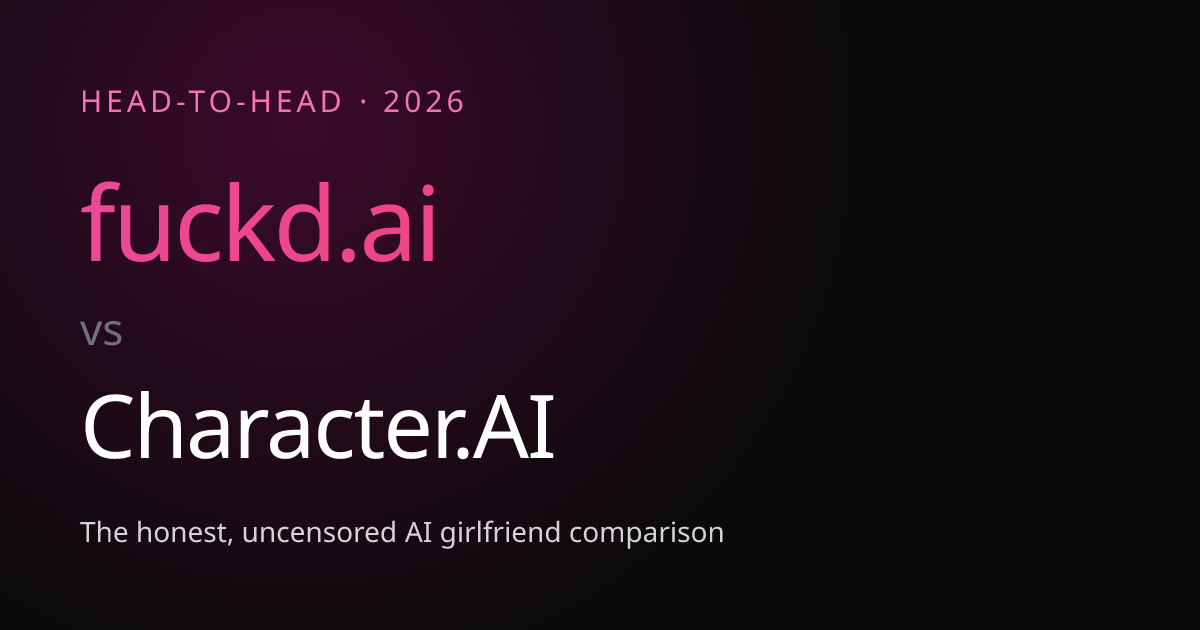 fuckd.ai vs Character.AI