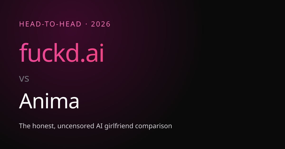 fuckd.ai vs Anima