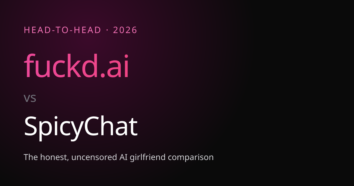 fuckd.ai vs SpicyChat